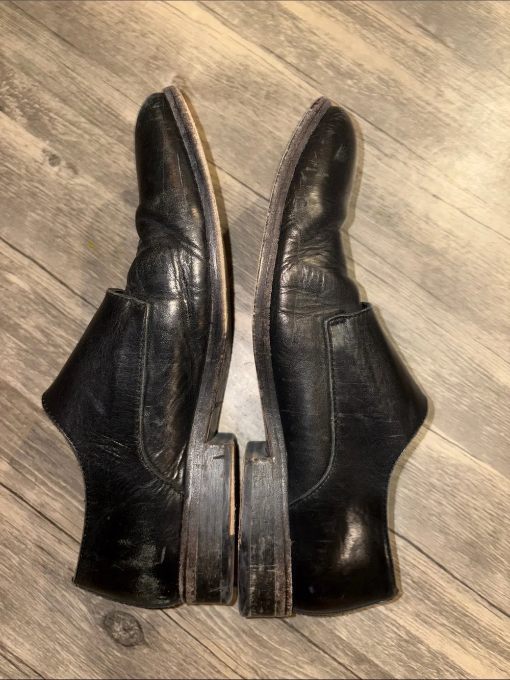 All Saints Men's Black Hynes Monk Shoes size US 10 UK 9  EU 43
